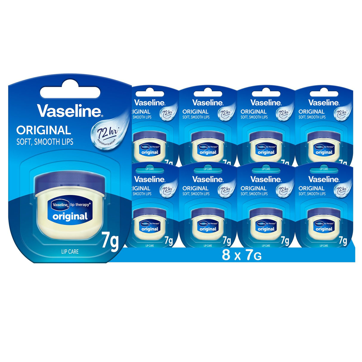 Vaseline Lip Therapy 7G Das Original | Pflegender Lippenbalsam für optimale Feuchtigkeit |