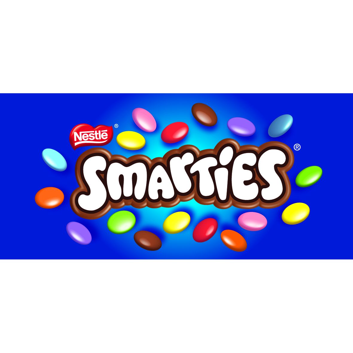 NESTLÉ SMARTIES Baumschmuck, Weihnachtskugeln aus Milchschokolade gefüllt mit Schokolinsen