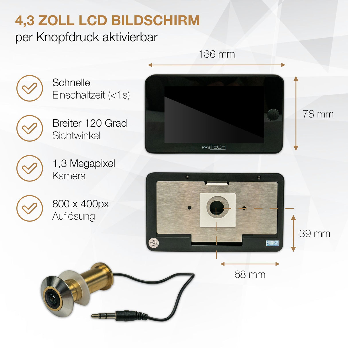 prsTECH® DoorCAM DC2 PLUS