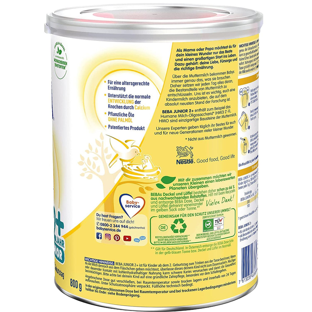 Nestlé BEBA JUNIOR 2+ Kindermilch