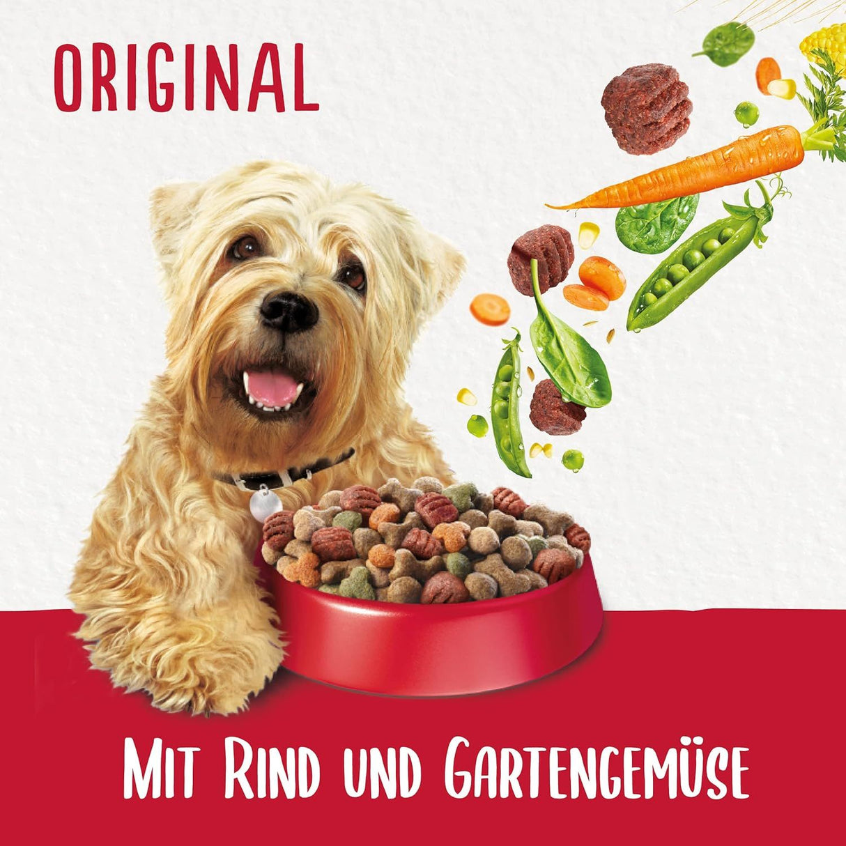 BENEFUL Original Hundefutter trocken, mit Rind und Gartengemüse