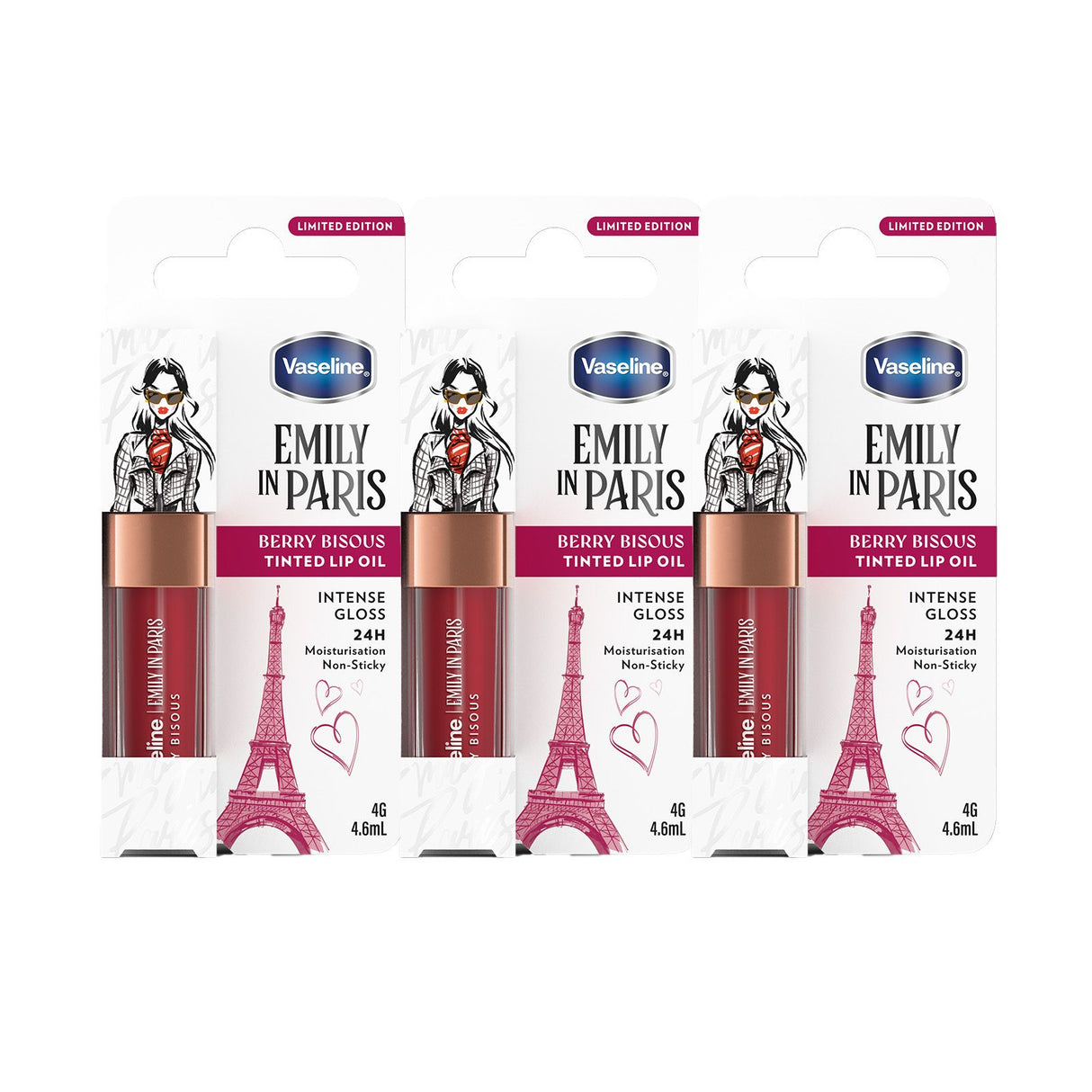 Vaseline x Emily in Paris Lip Oil Limited Edition