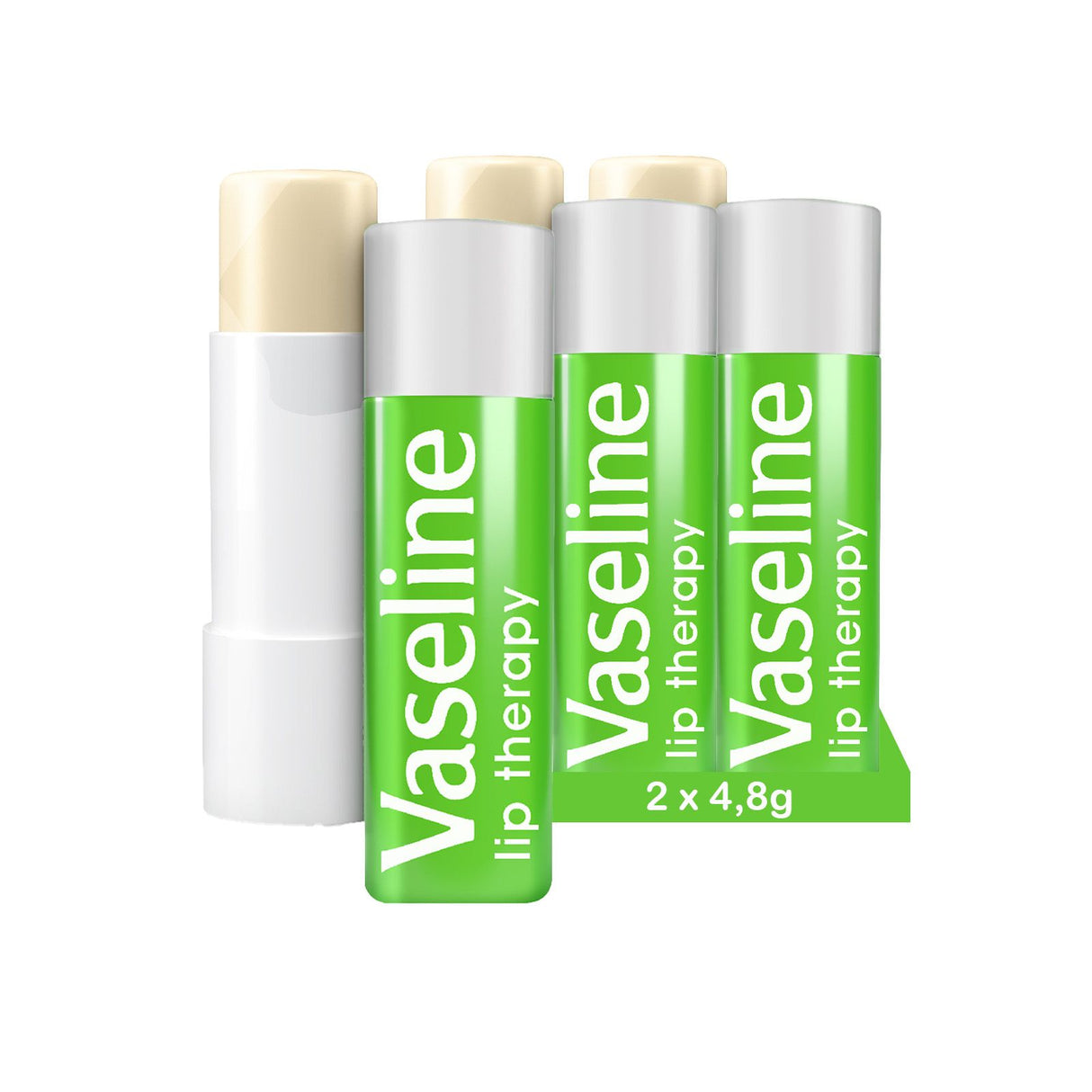Vaseline Lip Therapy Aloe Vera | Getönter Lippenbalsam | Lippenstift mit Aloe Vera und Vitamin E