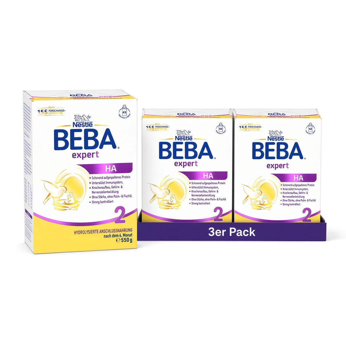 Nestlé BEBA EXPERT HA 2 Hydrolisierte Folgenahrung