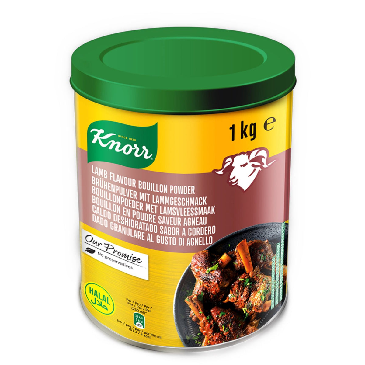 KNORR HALAL Bouillon Lamm, Klare Lammbrühe Halal