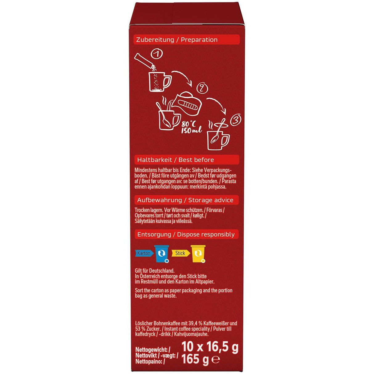 NESCAFÉ 3in1 Sticks löslicher Kaffee