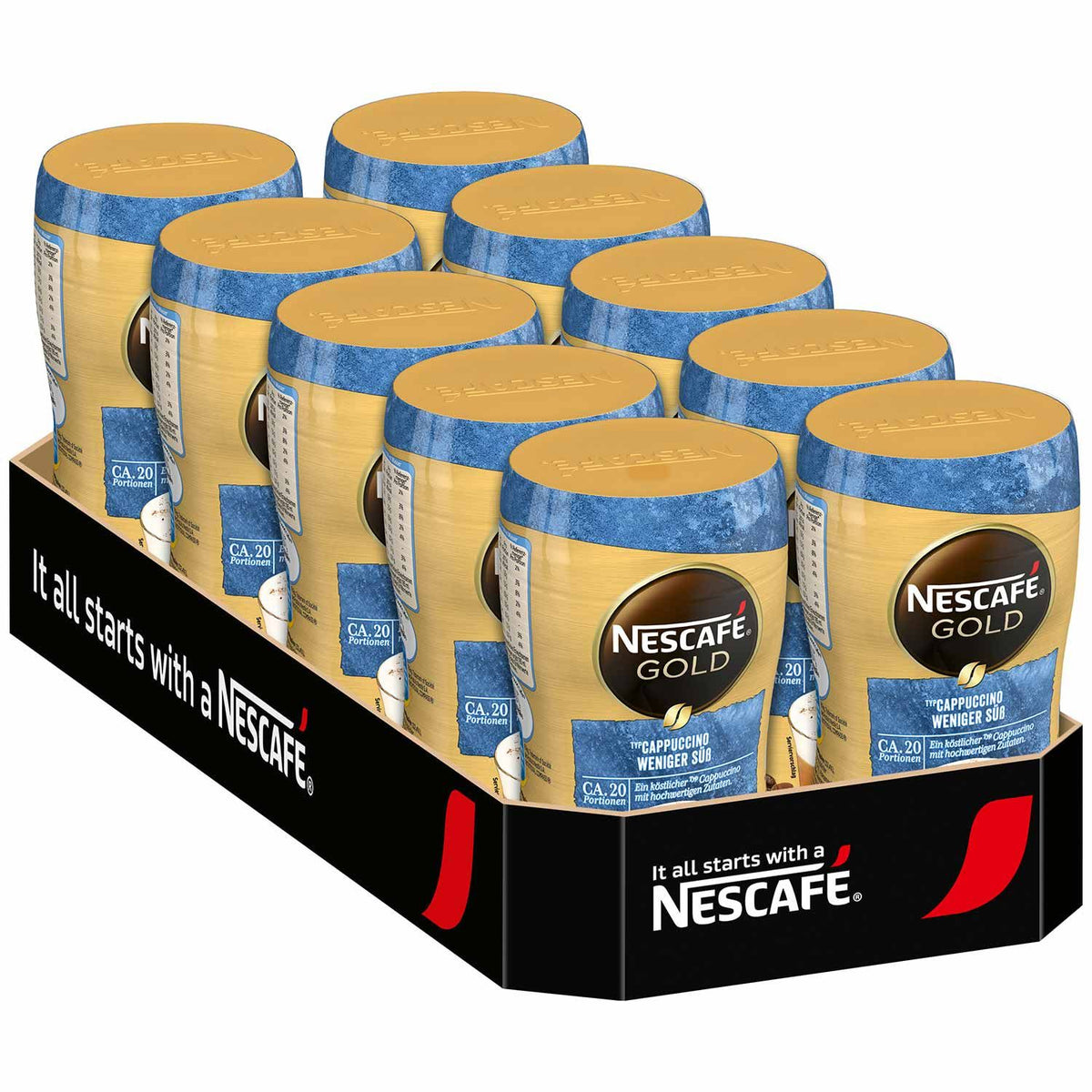 NESCAFÉ Gold Typ Cappuccino Weniger Süß