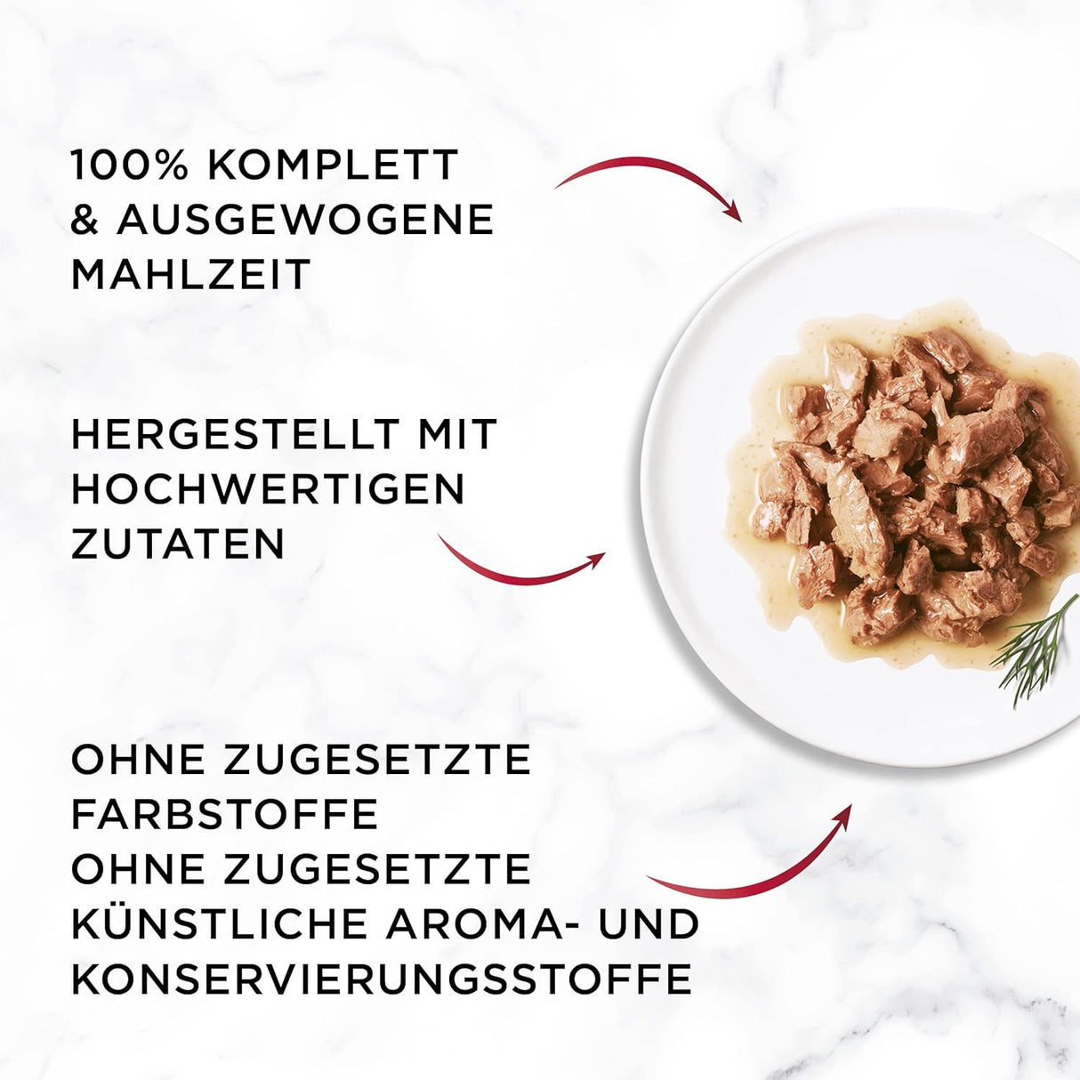 GOURMET Mon Petit Katzenfutter nass, Geflügel-Variationen 6er Pack à 50g Dose