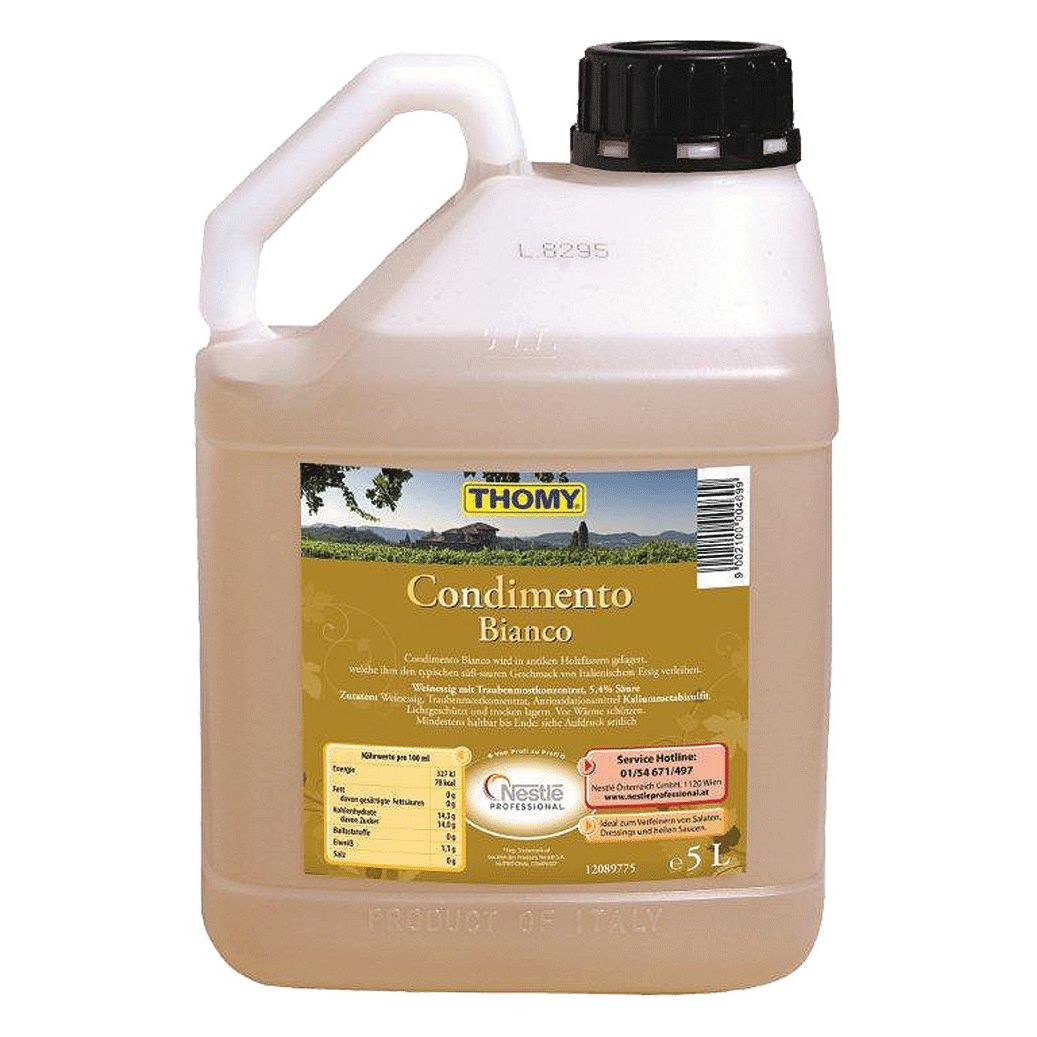 Thomy Condimento Bianco, Vinaigre de vin blanc avec moût de raisin concentré