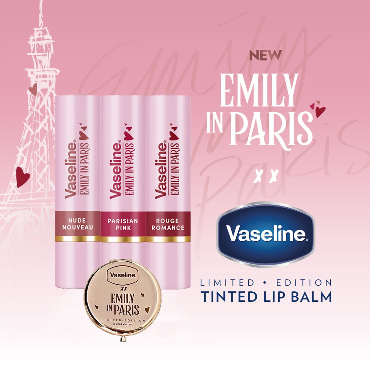 Vaseline x Emily in Paris