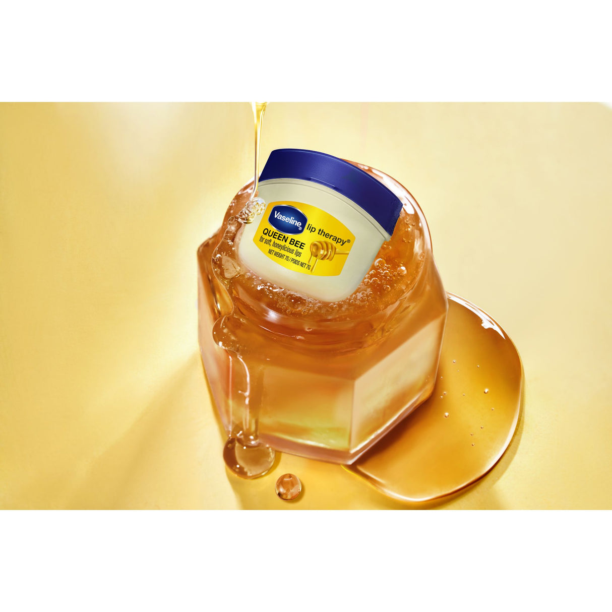 Vaseline Lip Therapy 7G Queen Bee | Pflegender Lippenbalsam für optimale Feuchtigkeit mit Honig |