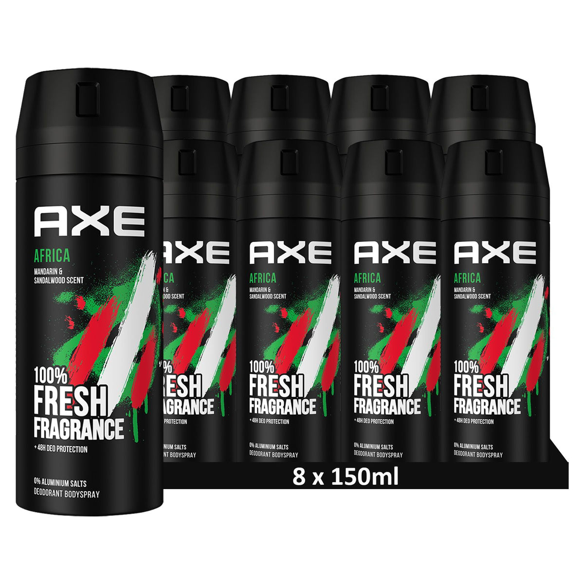 Axe Africa| Déodorant Bodyspray 48h | sans sel d'aluminium | 150ml