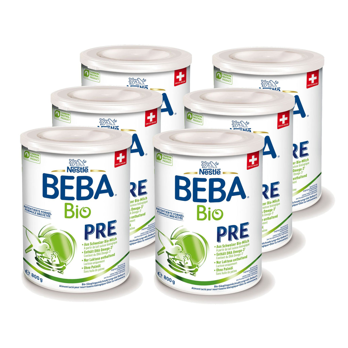 BEBA PRE Bio Anfangsmilch, Anfangsnahrung von Geburt an