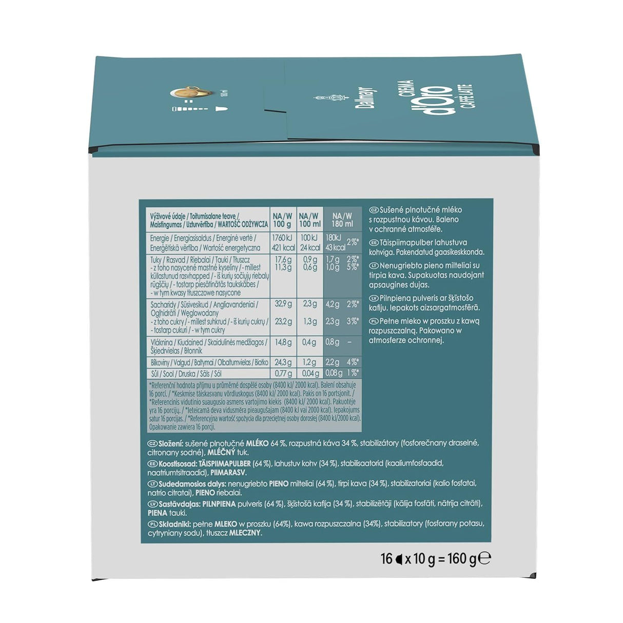 NESCAFÉ Dolce Gusto Dallmayr Crema d'Oro Caffè Latte