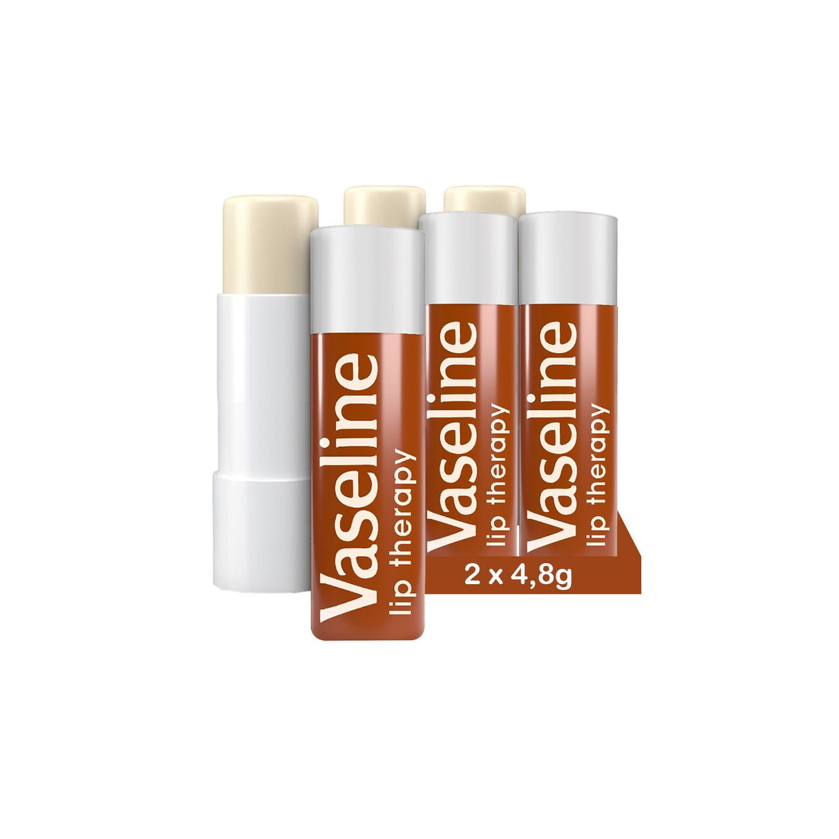 Vaseline Lip Therapy Cocoa Butter | Getönter Lippenbalsam, Lippenstift mit Kakao und Sheabutter
