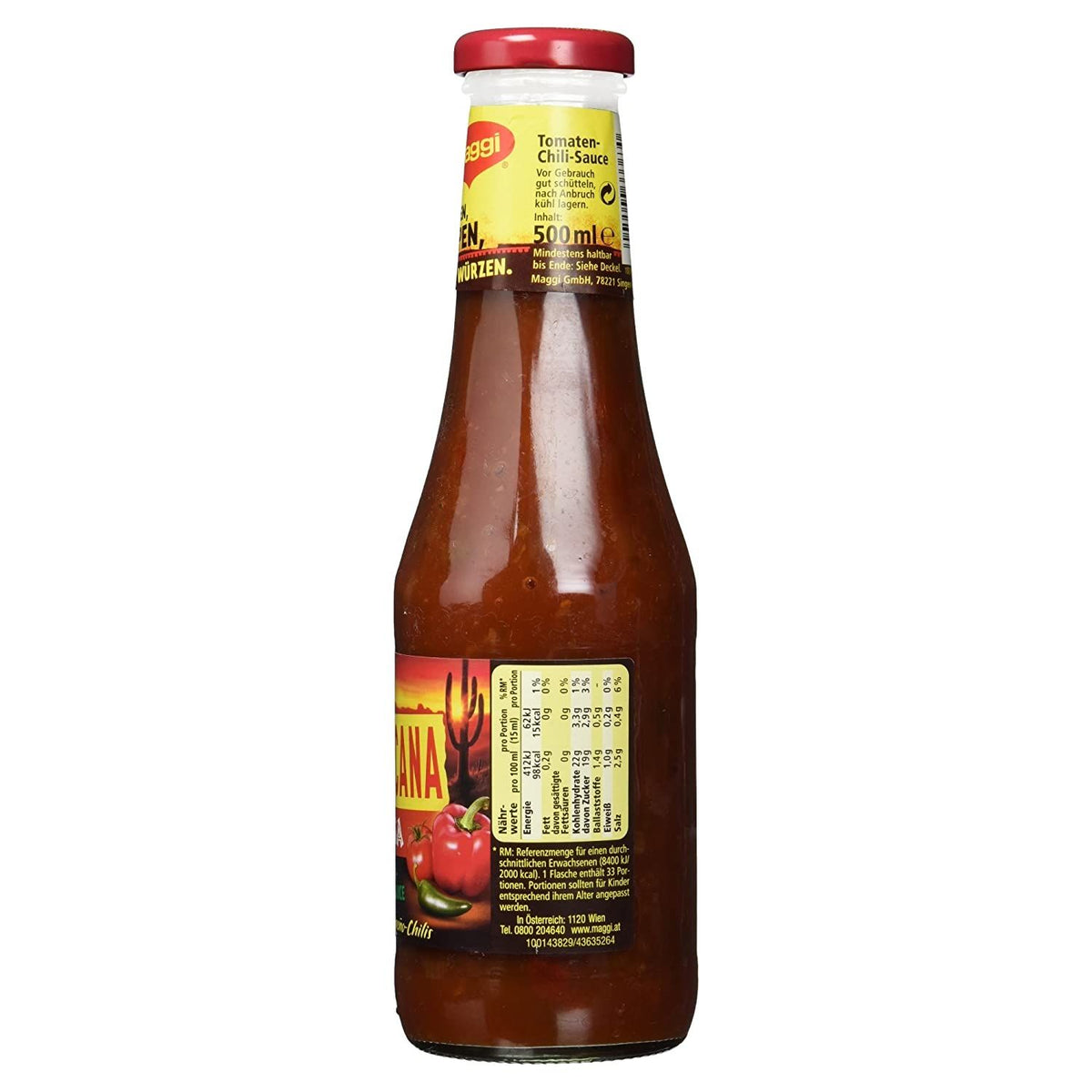 MAGGI Texicana Salsa | Tomaten-Chilli-Soße als Dip und Würzsauce |