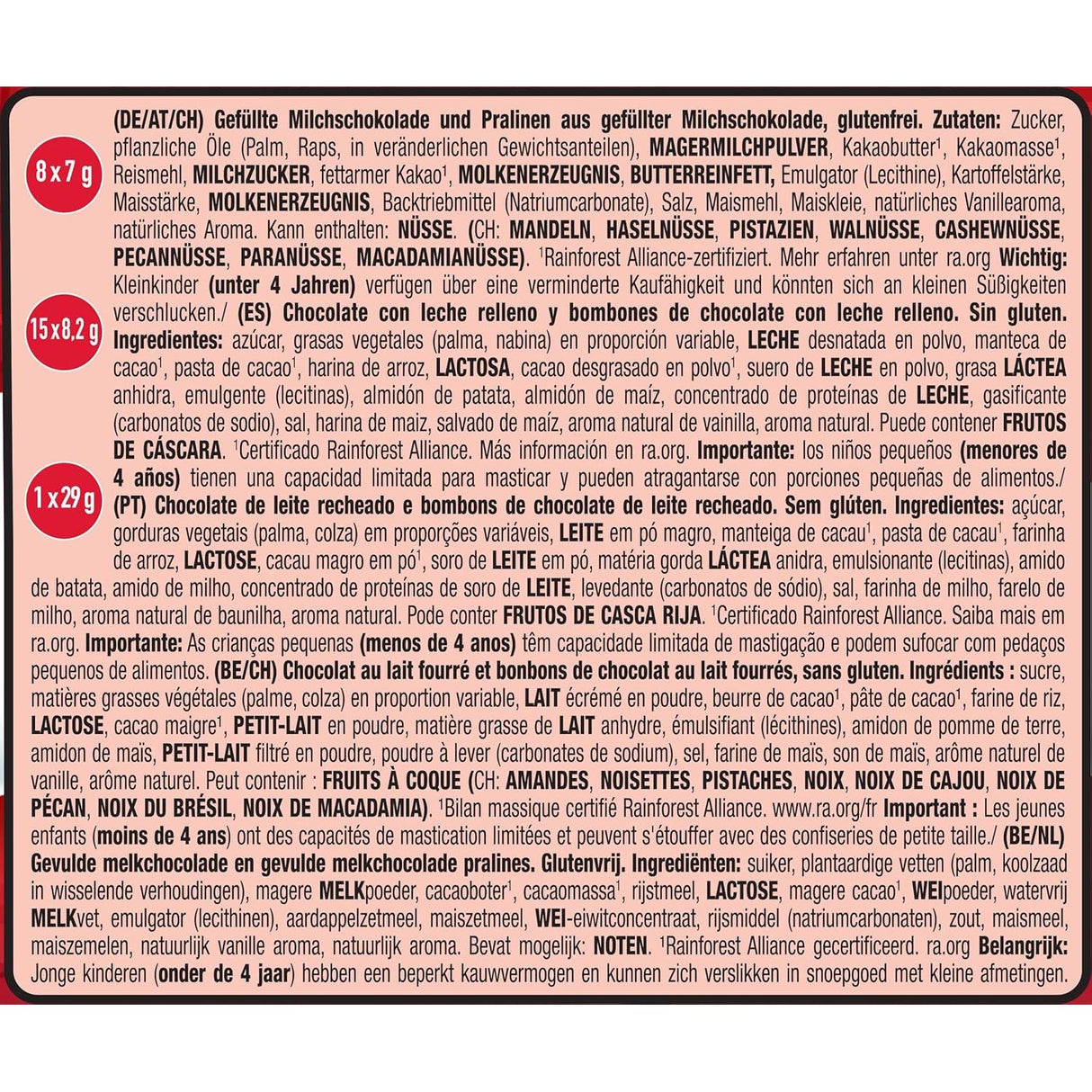 KITKAT Calendrier de l'Avent avec 24 figurines en chocolat et boules avec des morceaux croustillants