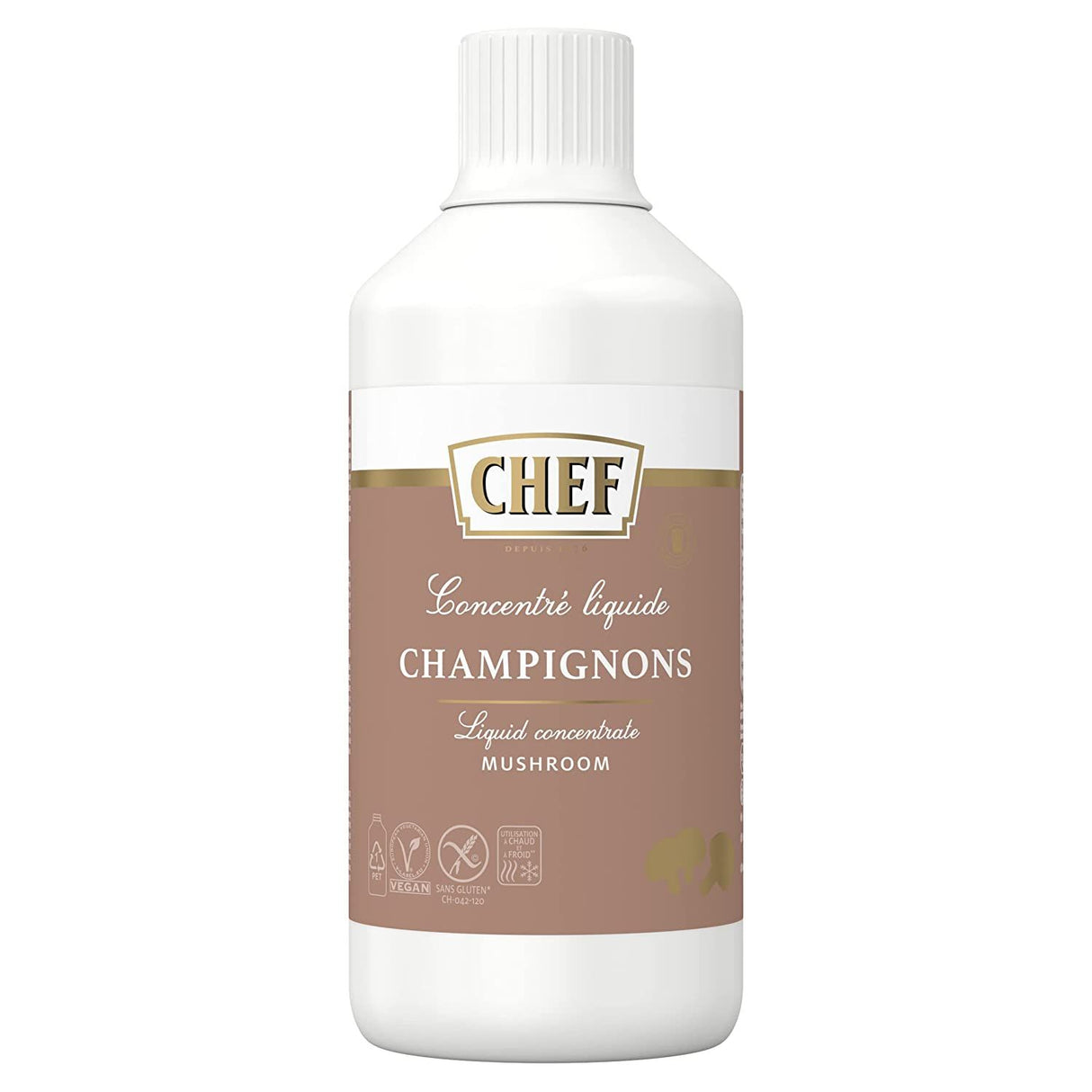 CHEF Concentré Liquide Champignons Bouteille