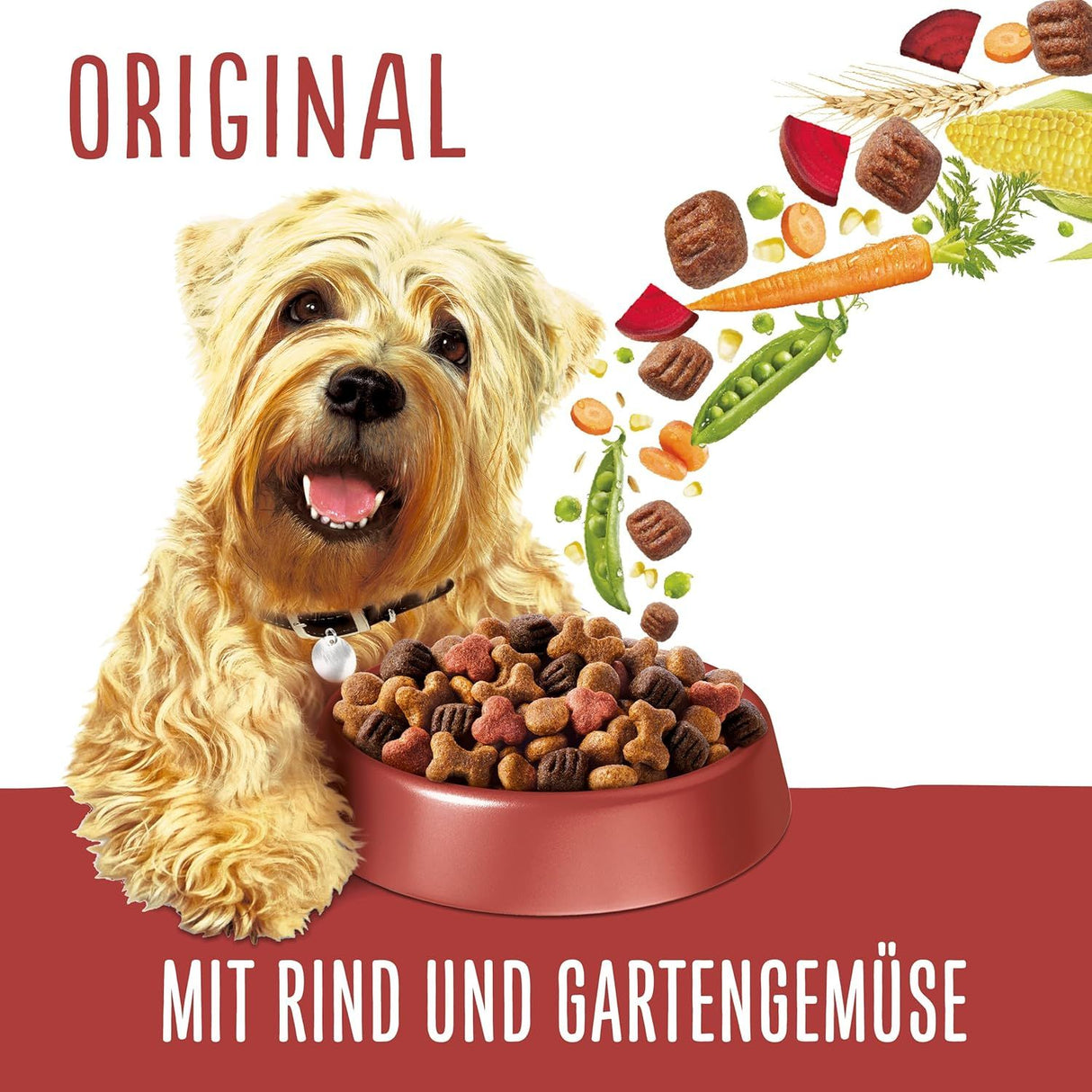BENEFUL Original Croquettes pour chien au bœuf et aux légumes du jardin