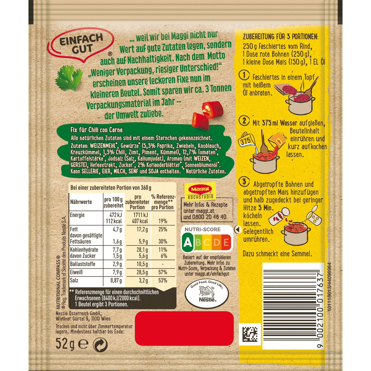 MAGGI Fix pour Chili con Carne