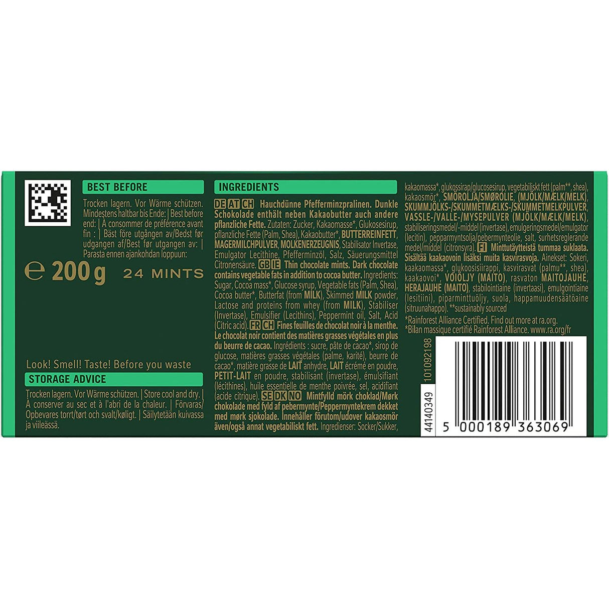 NESTLÉ After Eight® Minze Täfelchen