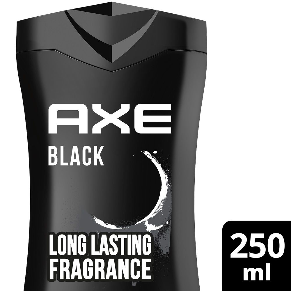 Coffret cadeau AXE Black pour hommes avec sac à dos Cross Bag, 2 sprays pour le corps, gel douche et après-rasage