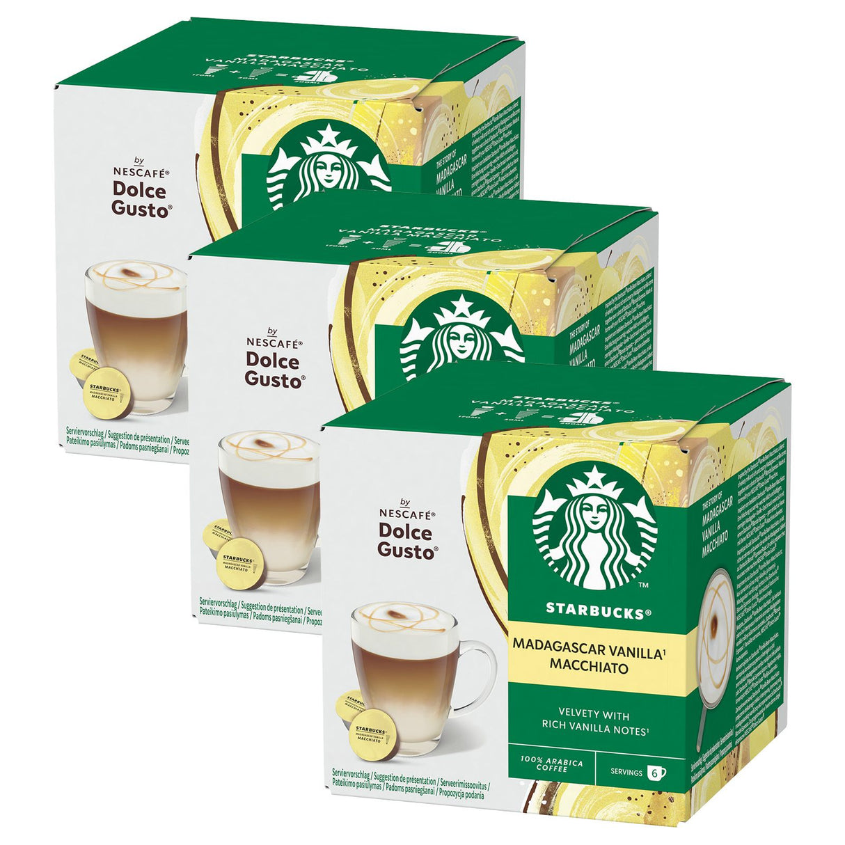 Starbucks Madagascar Vanilla Macchiato pour NESCAFÉ Dolce Gusto