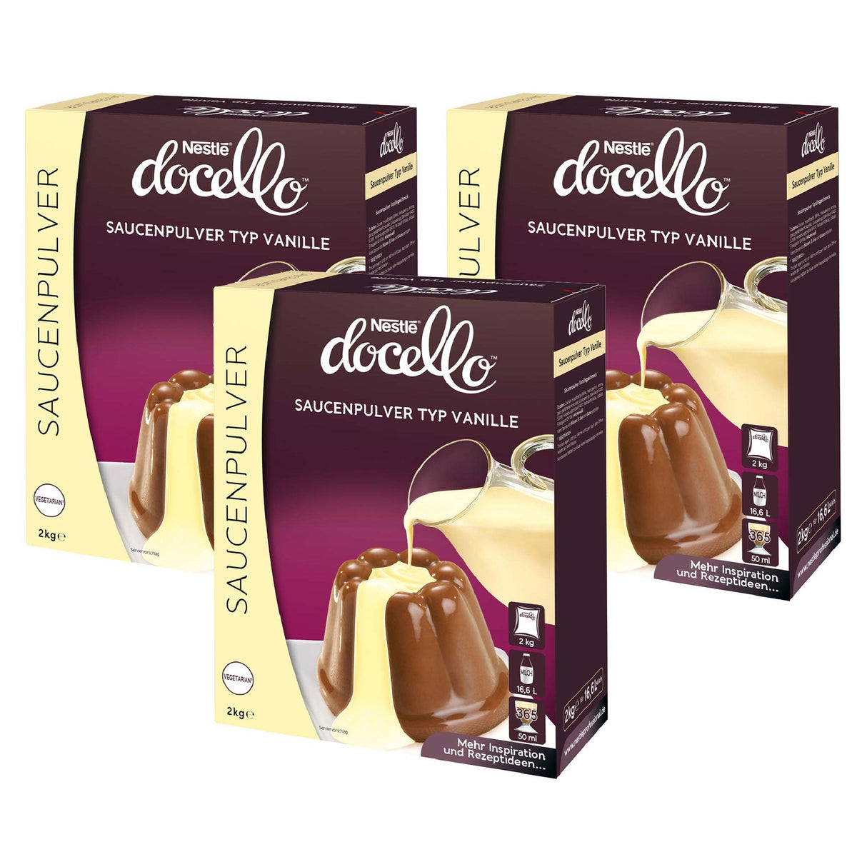 NESTLÉ DOCELLO Sauce en poudre type vanille