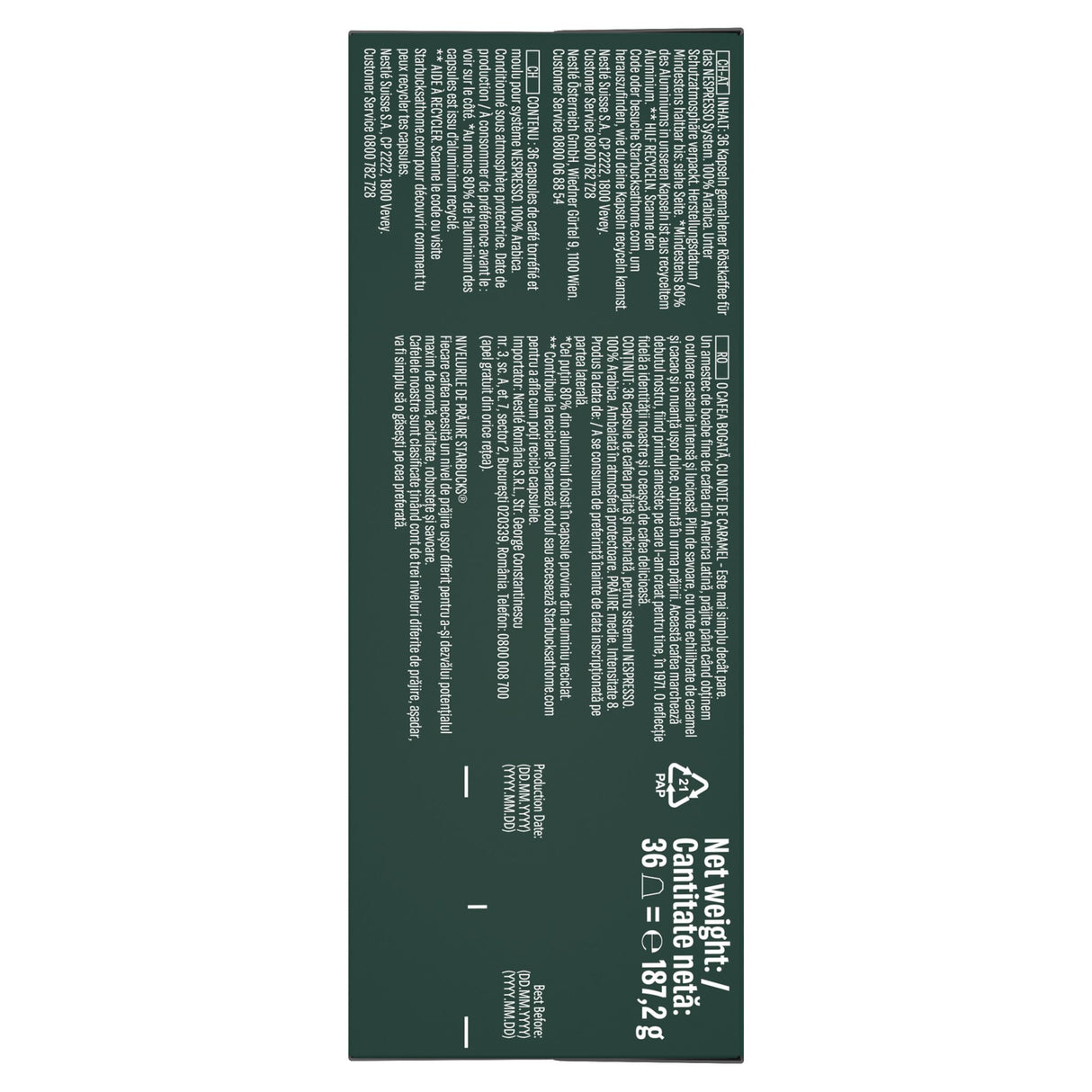 Starbucks by Nespresso Espresso Roast Big Pack