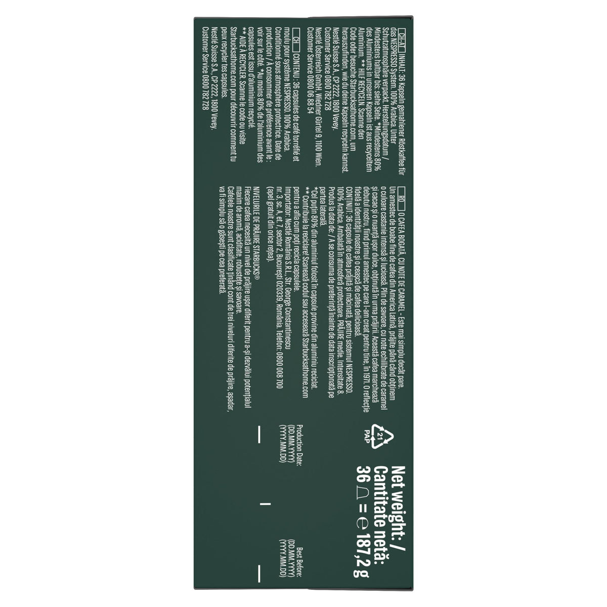 Starbucks by Nespresso Espresso Roast Big Pack