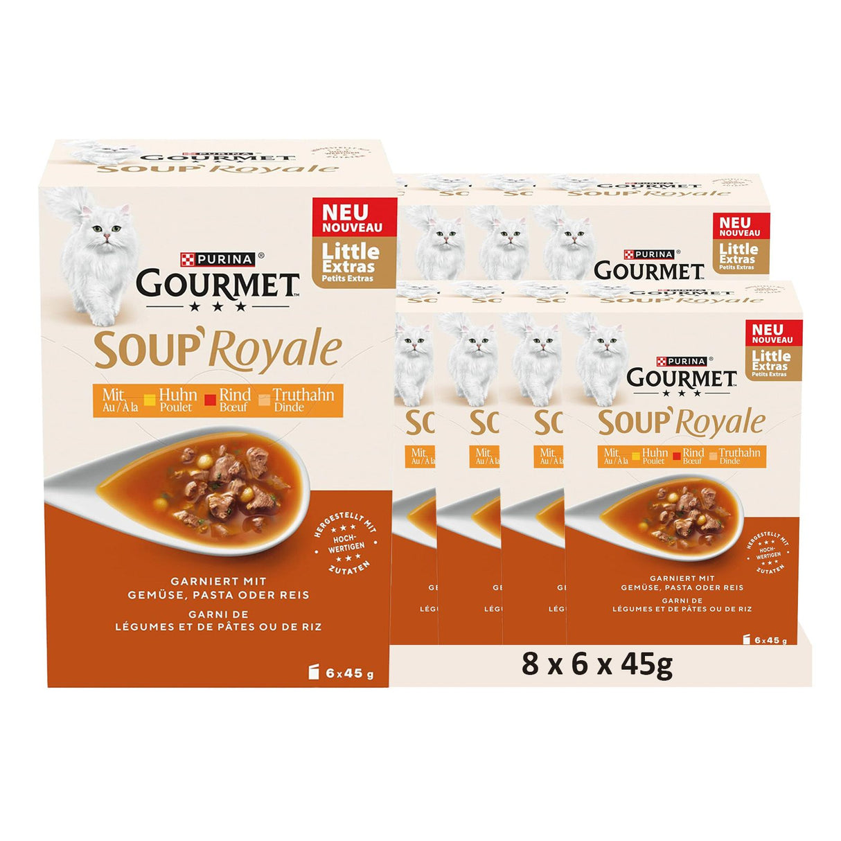 GOURMET Soup Royale Katzensuppe mit Fleisch