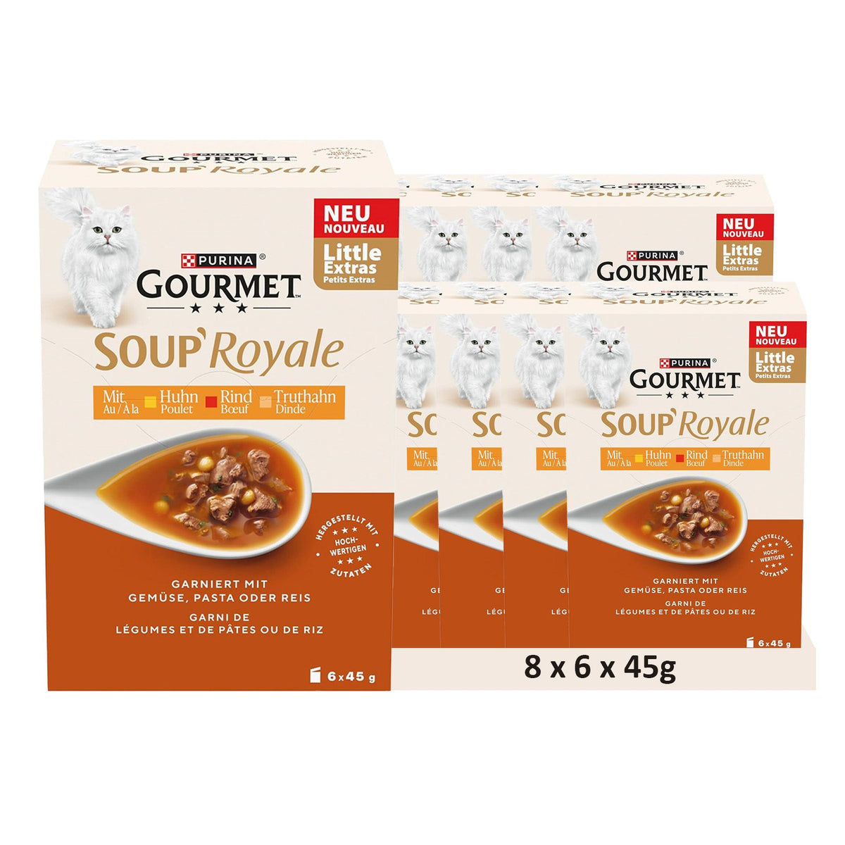 GOURMET Soup Royale Katzensuppe mit Fleisch