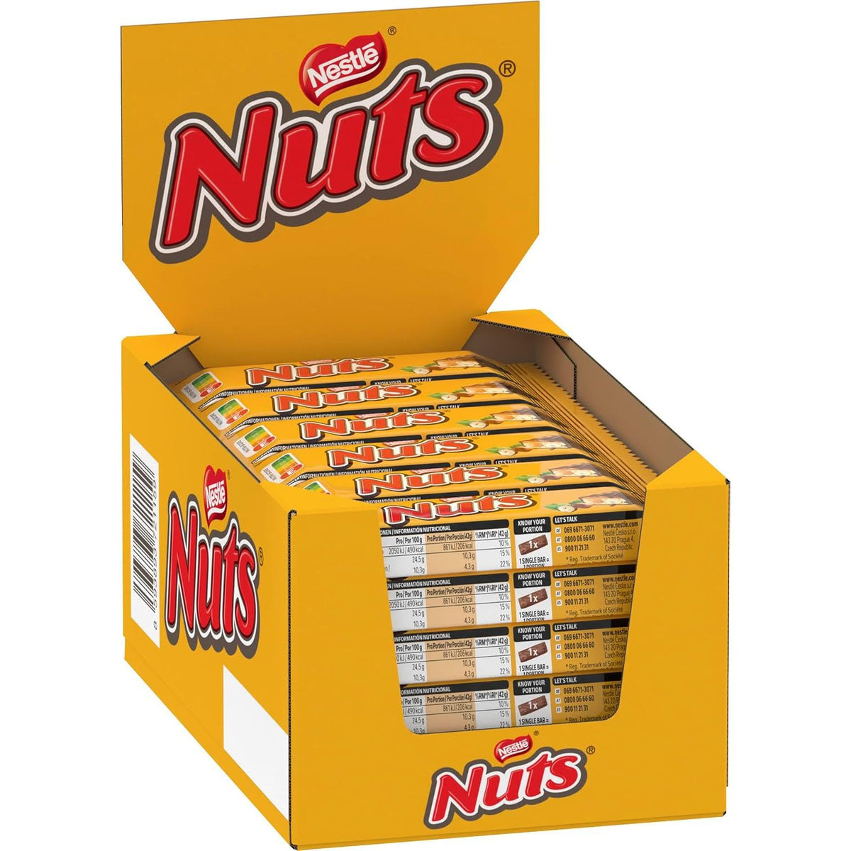 NESTLÉ Nuts Schokoriegel 24er Pack