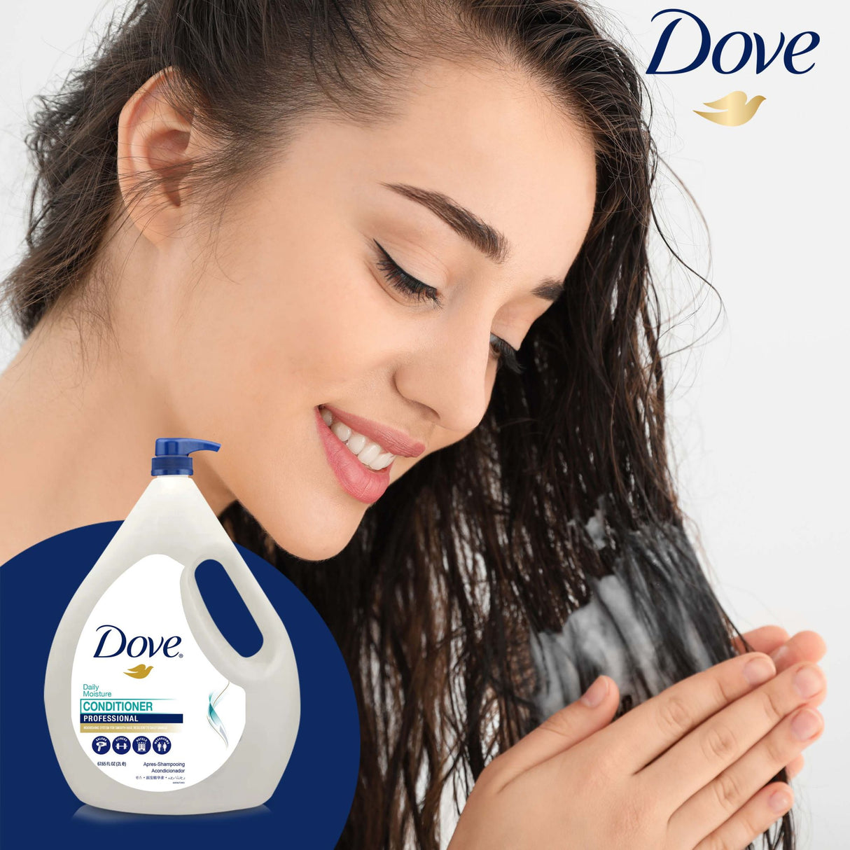 Dove Pro Conditioner | Soin capillaire intensif pour un usage quotidien | Pack de recharge