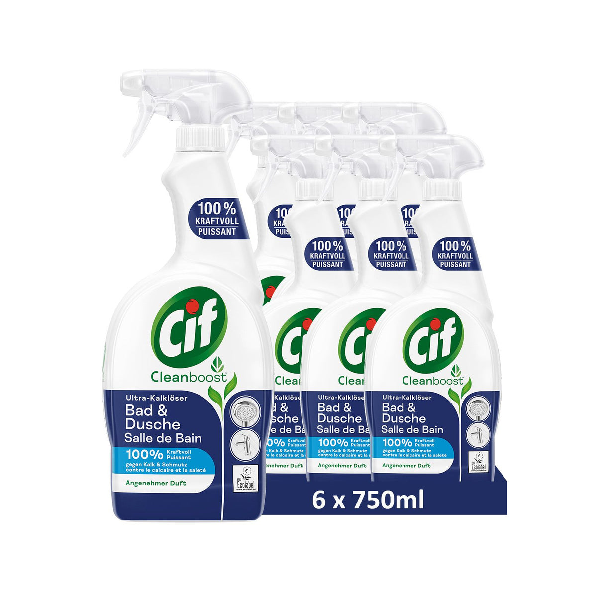 CIF Power & Shine Nettoyant Spray Bain & Douche