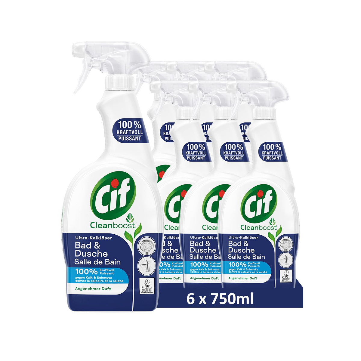 CIF Power & Shine Nettoyant Spray Bain & Douche
