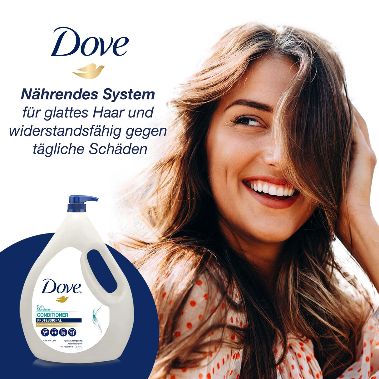 Dove Pro Conditioner | Soin capillaire intensif pour un usage quotidien | Pack de recharge
