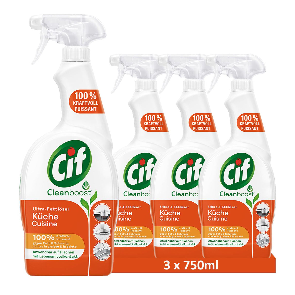 Cif Power & Shine Küche, Küchenreiniger