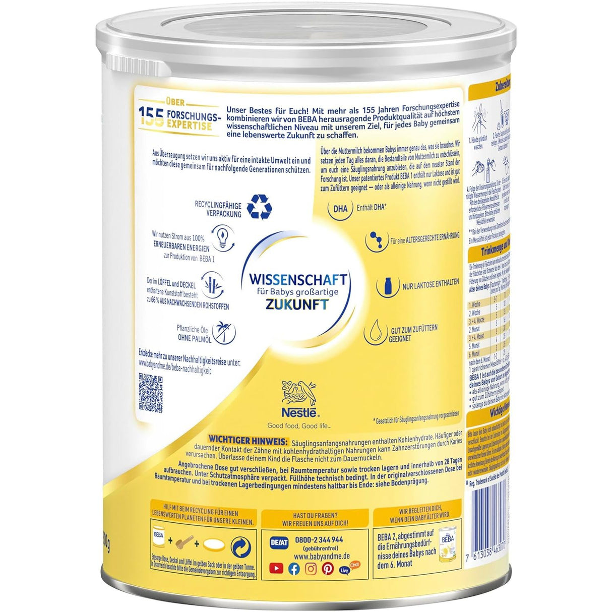 Nestlé BEBA 1 Anfangsmilch