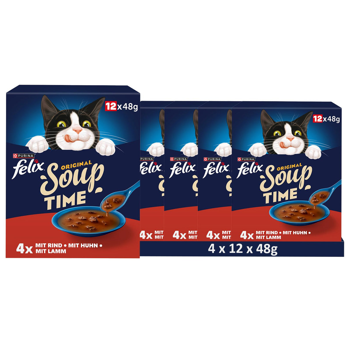 FELIX Soup, lot de 12 une variété de saveurs issues de la campagne