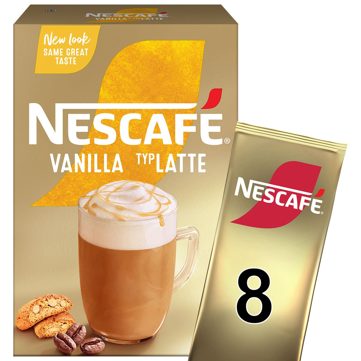 NESCAFÉ Gold Typ Latte Vanilla, löslicher Bohnenkaffee