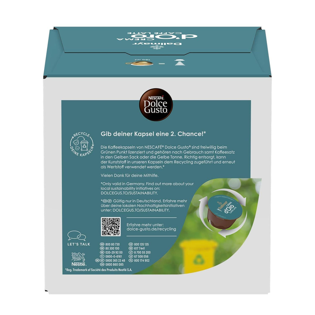 NESCAFÉ Dolce Gusto Dallmayr Crema d'Oro Caffè Latte