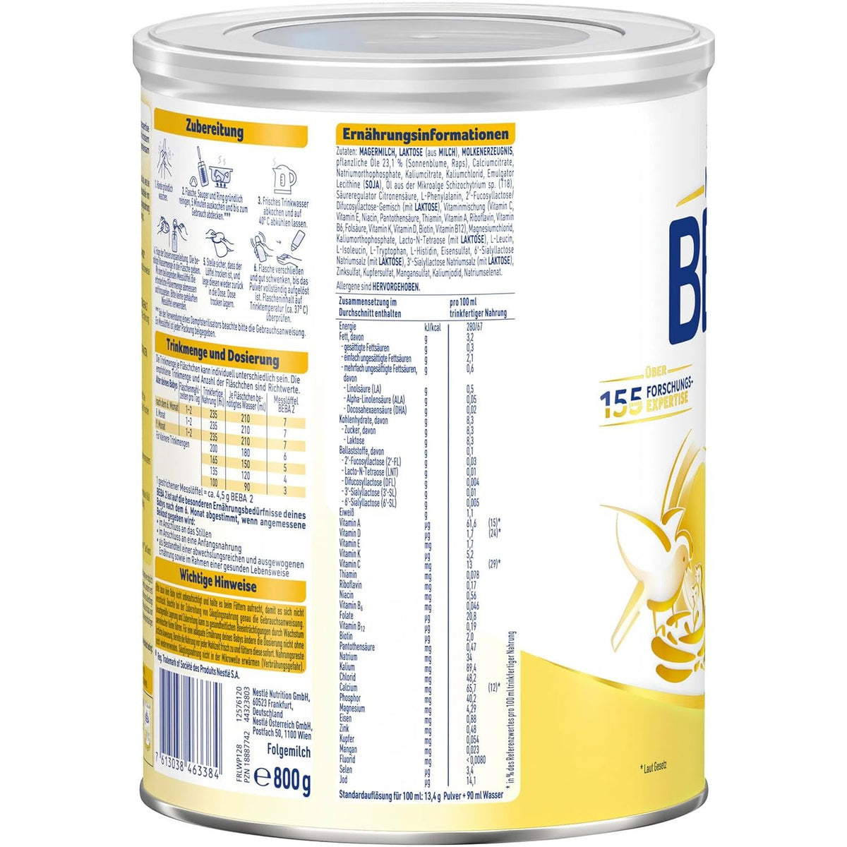 Nestlé BEBA 2 Folgemilch