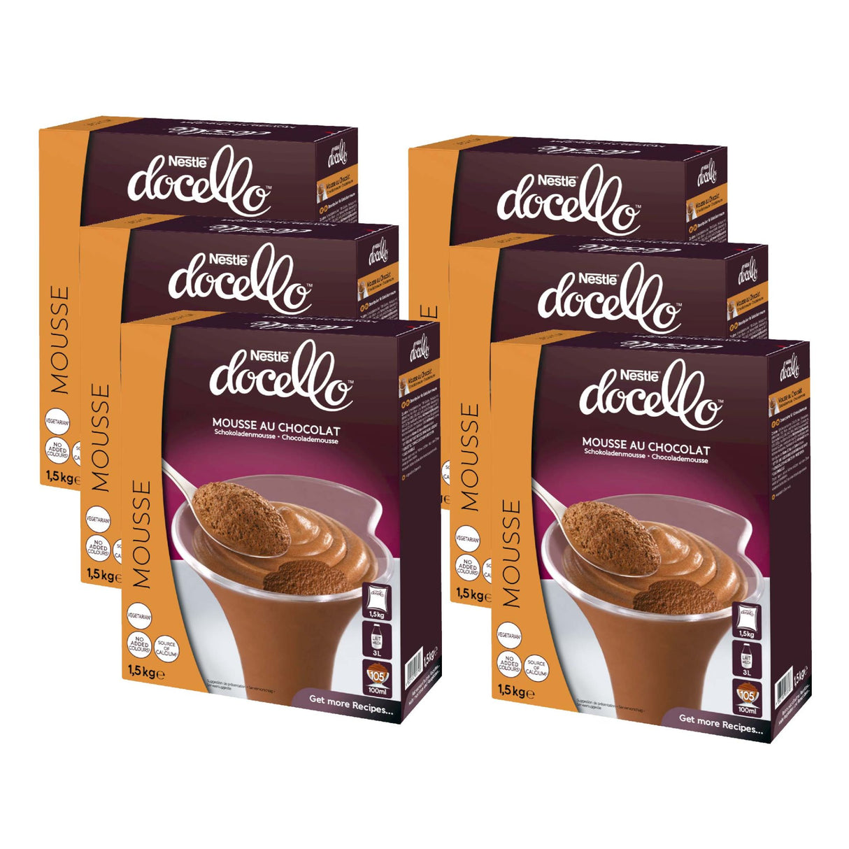 NESTLÉ DOCELLO Mousse au Chocolat Poudre pour dessert