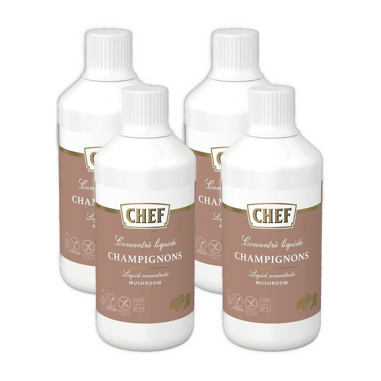 CHEF Concentré Liquide Champignons Bouteille