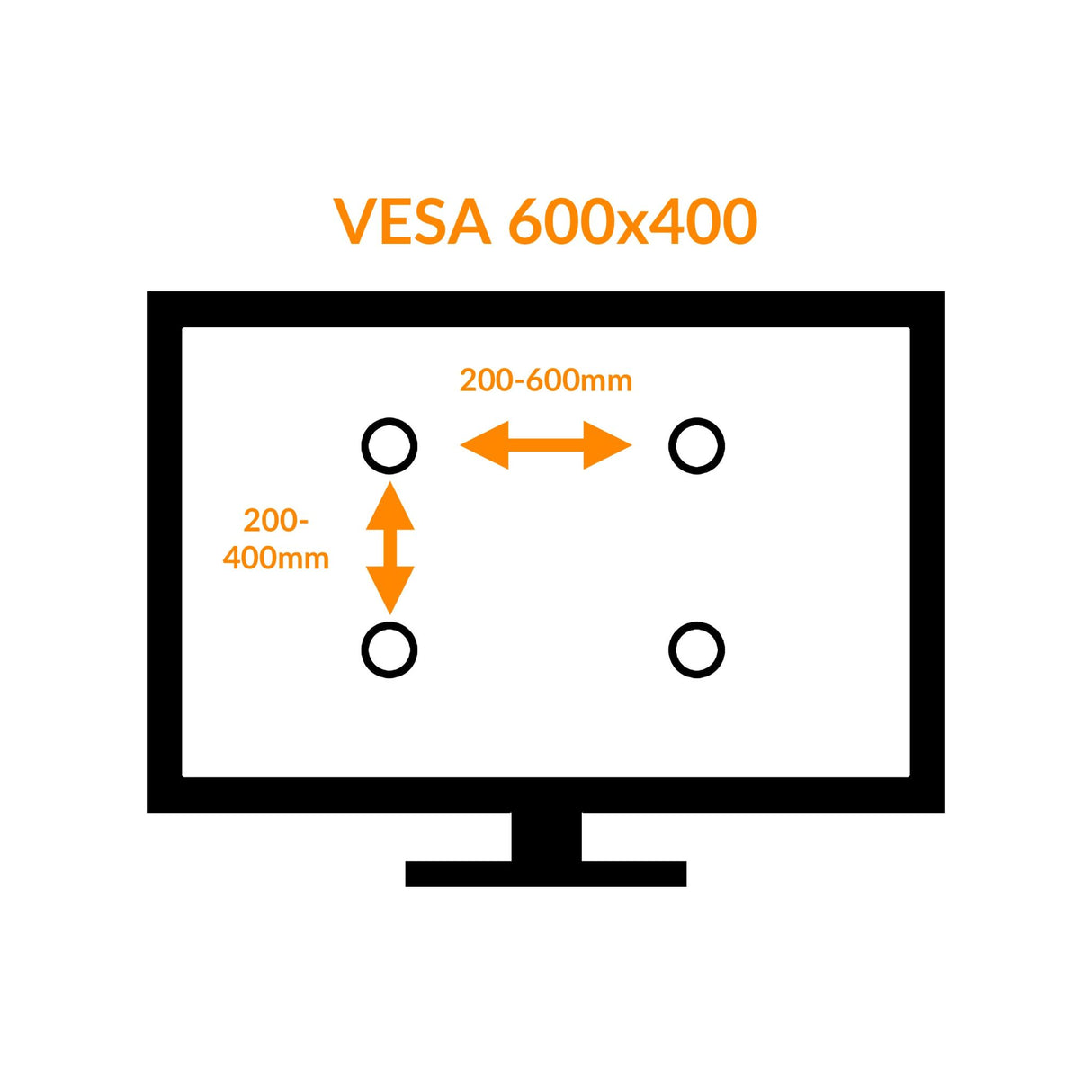 prsTECH® flatMOUNT FM351 Support TV mural plat ou incurvé LED/LCD 32"-65