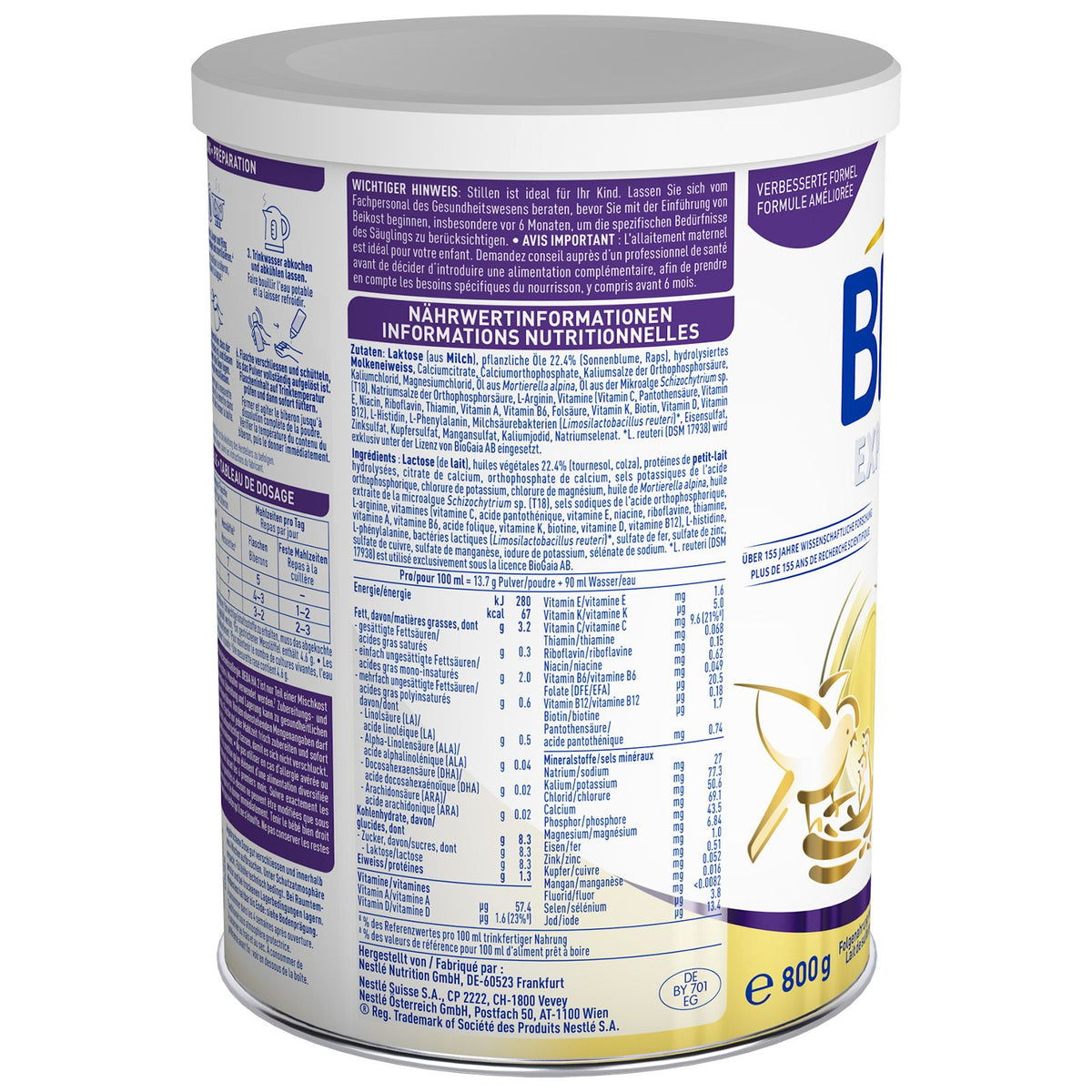 Nestlé BEBA EXPERT HA 2 Hydrolisierte Folgenahrung