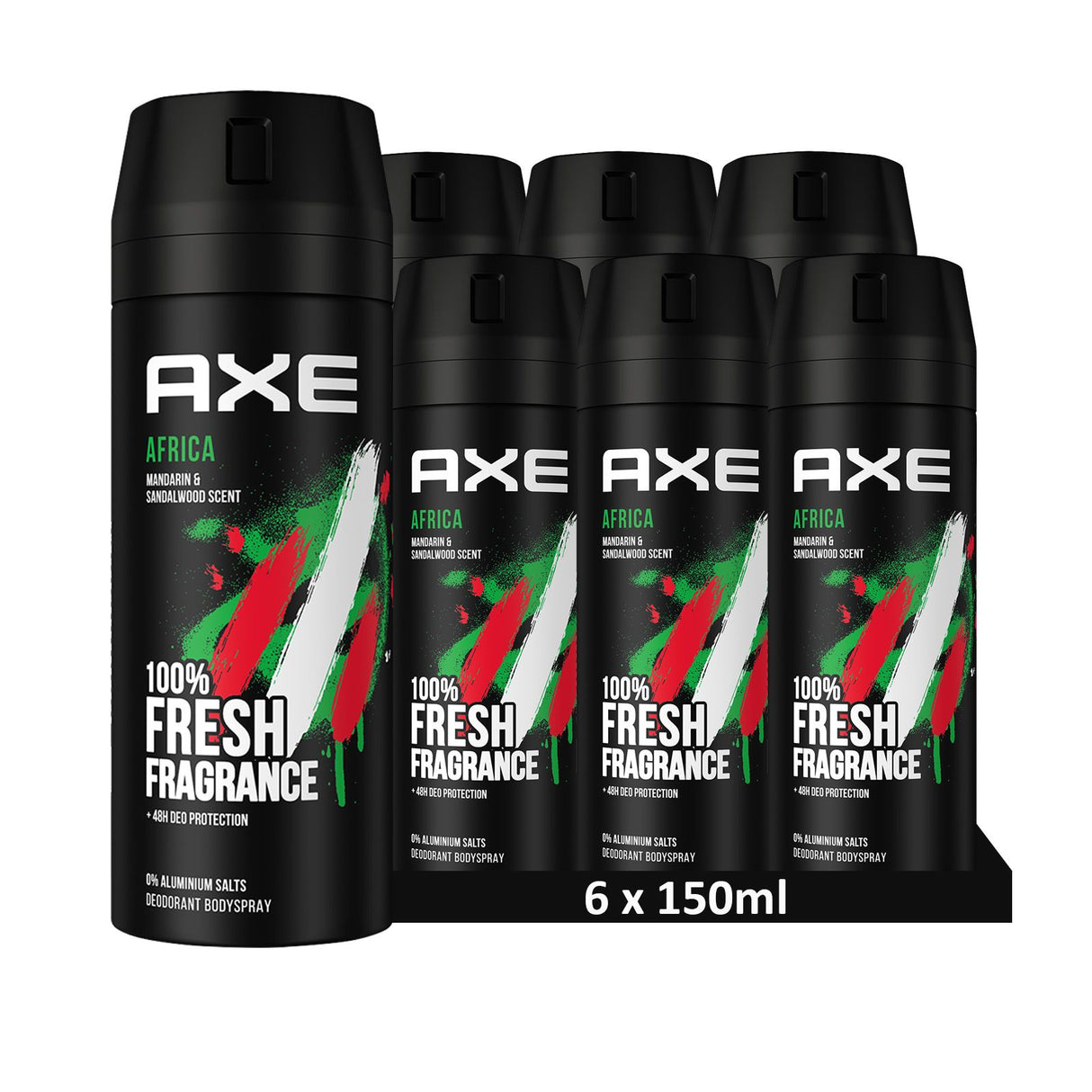 Axe Bodyspray Africa ohne Aluminiumsalze 150 ml