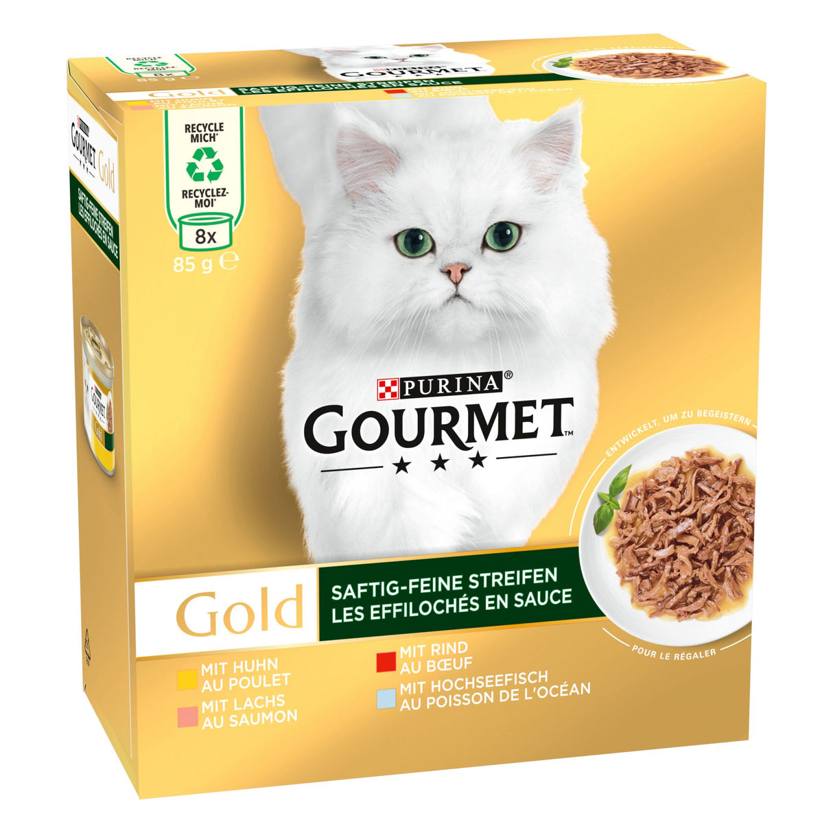 GOURMET GOLD Bandelettes fines et juteuses Multipack