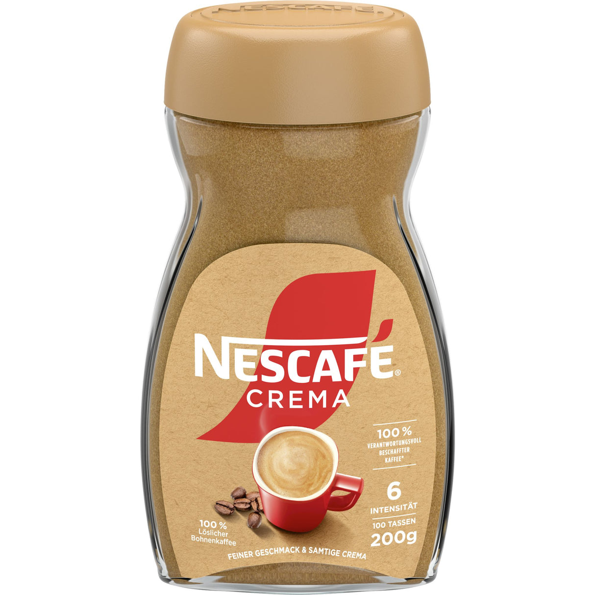 NESCAFÉ Classic Crema, löslicher Bohnenkaffee